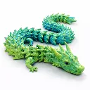 Flexible Dragon Toy 3D Printed | Safe & Durable Fantasy Figure